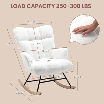 Sherpa Nursery Rocking Chair