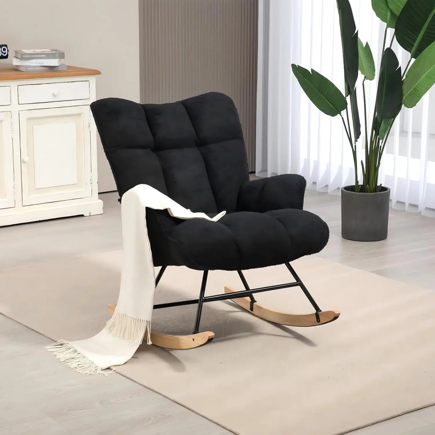 Sherpa Nursery Rocking Chair