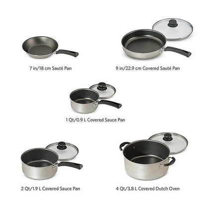 9 Piece Nonstick Cookware Set
