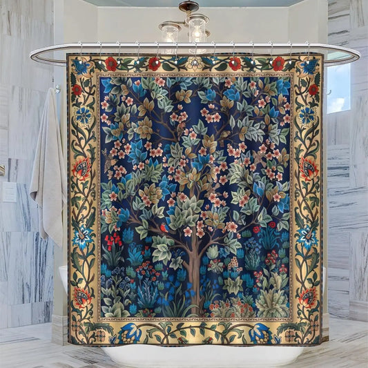 Printed Boho Shower Curtain