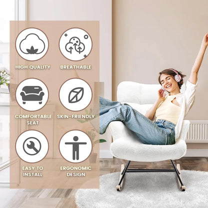 Sherpa Nursery Rocking Chair