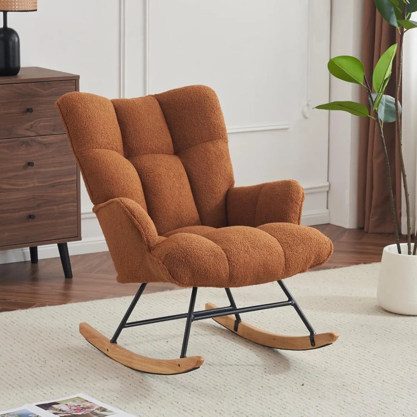 Sherpa Nursery Rocking Chair