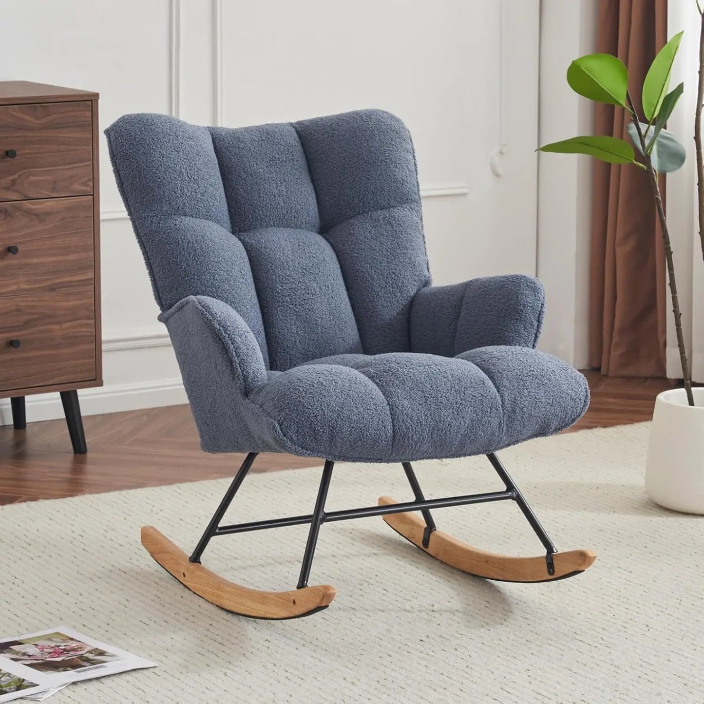 Sherpa Nursery Rocking Chair