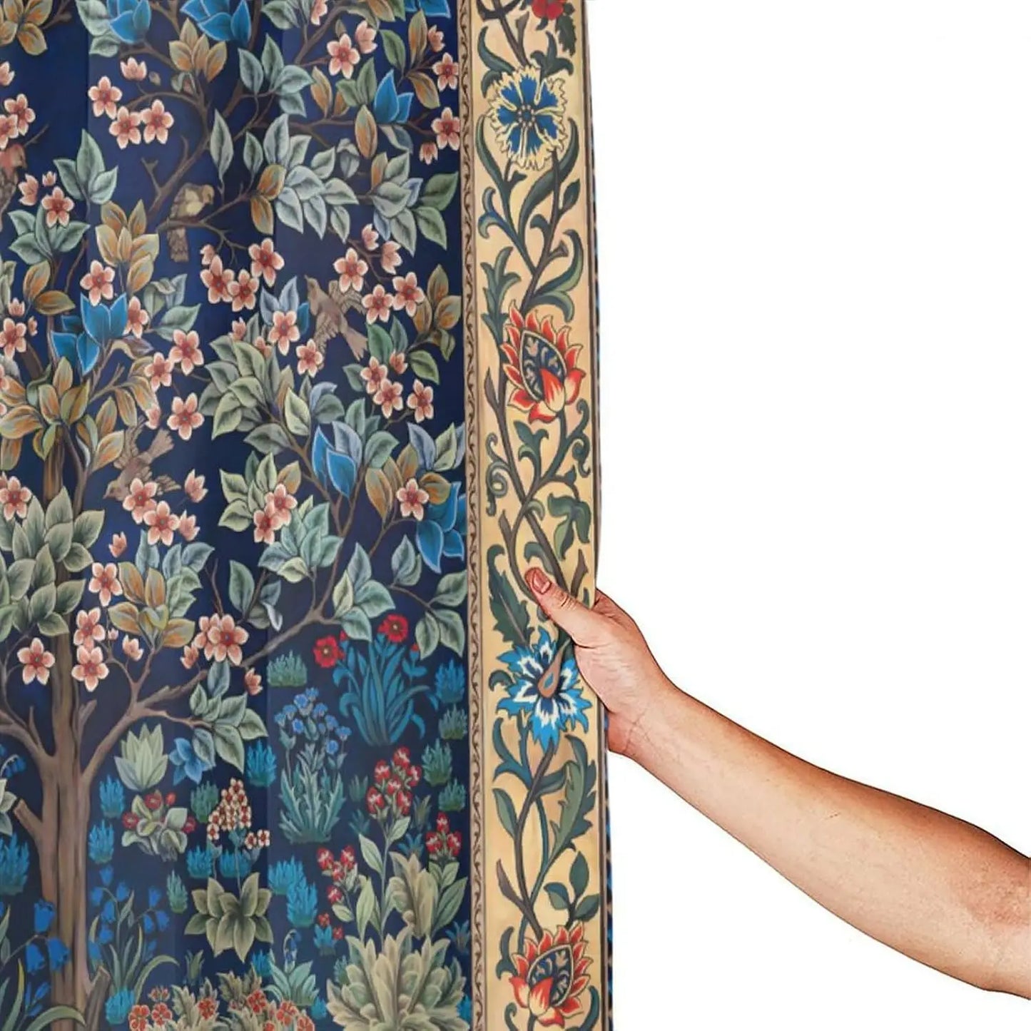 Printed Boho Shower Curtain